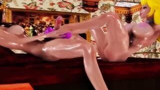 Un futanari baise une fille avec sa Big Cock